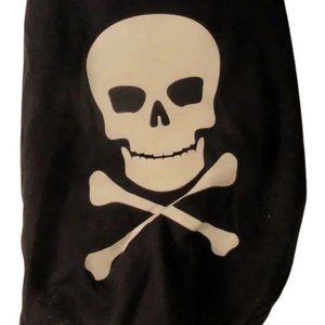 HALLOWEEN Dog pet SKULL Pajama COSTUME NEW LARGE Black Crossbones